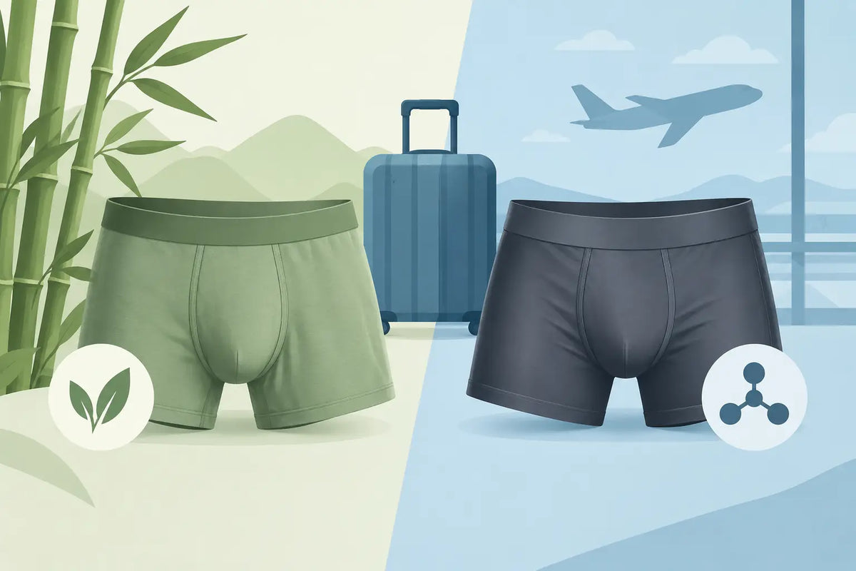 Bamboo Underwear vs Synthetic Underwear for Travel