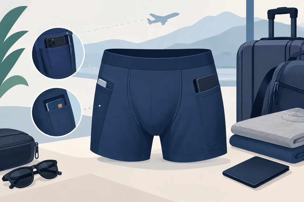 Guide to Men's Underwear Pockets for Travel