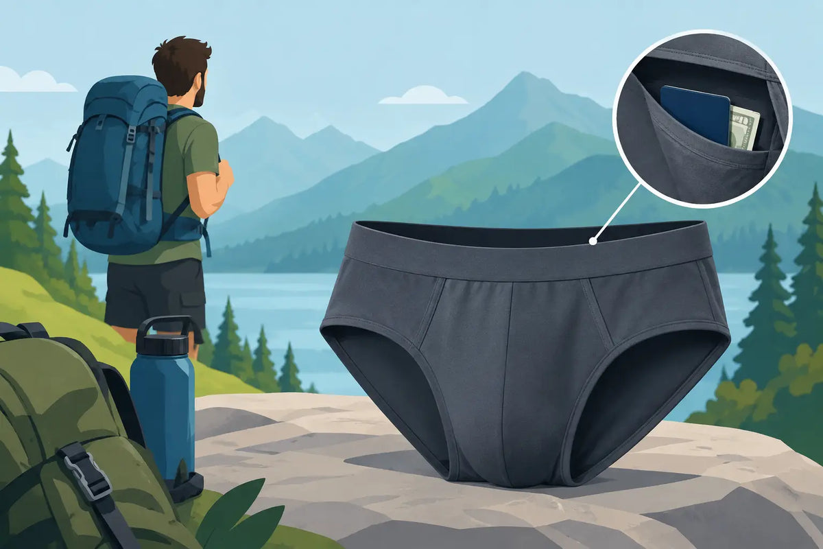 Hidden Pocket Briefs for Backpacking That Work