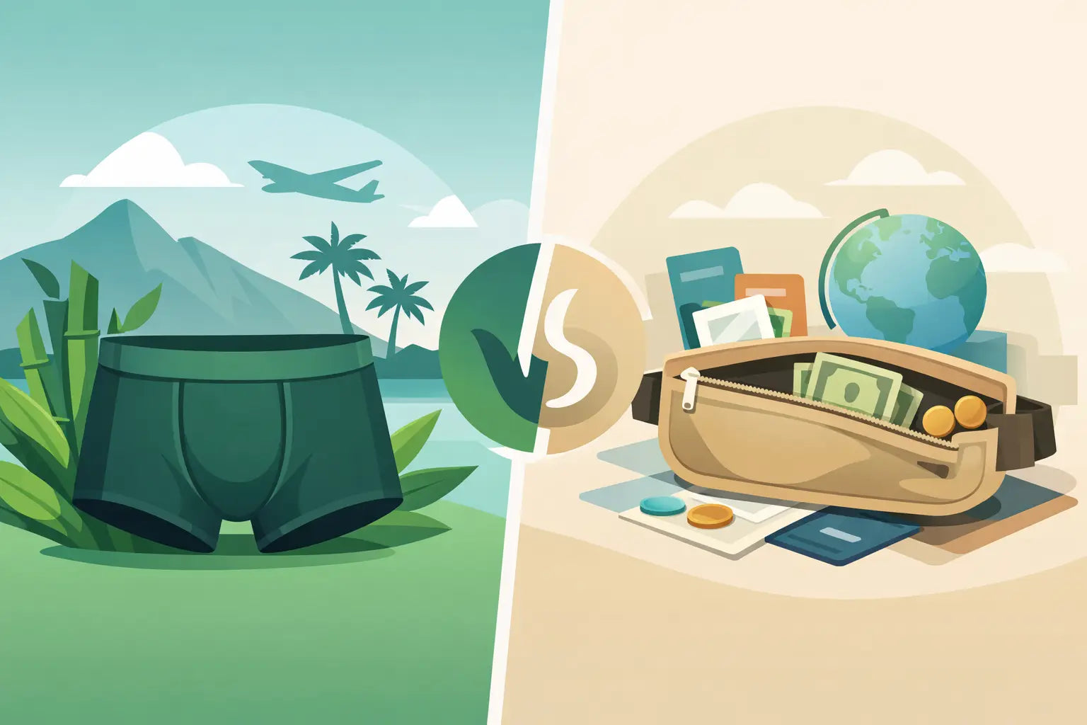 Why Bamboo Travel Underwear Beats Money Belts