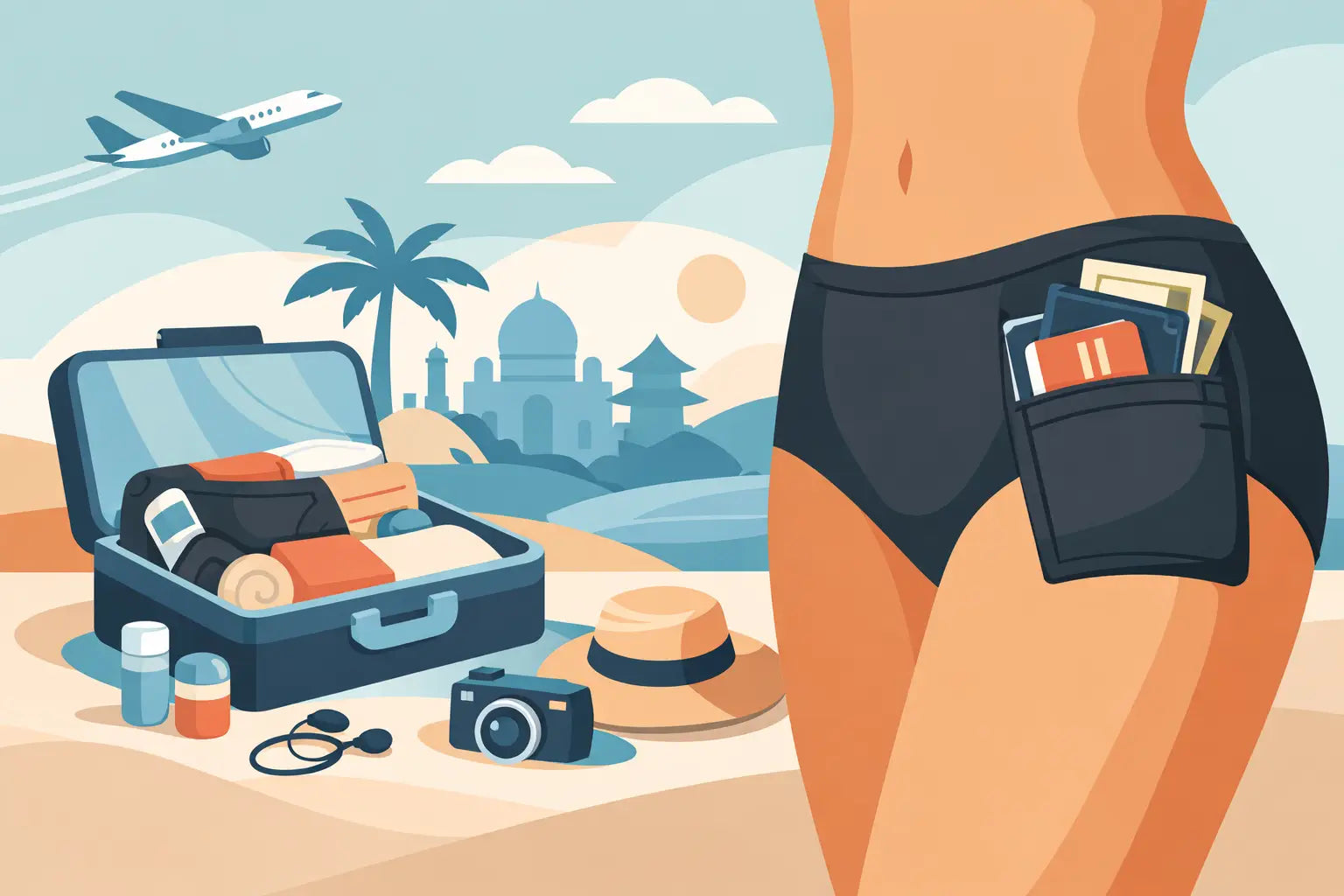 Travel Underwear for Women With Pockets