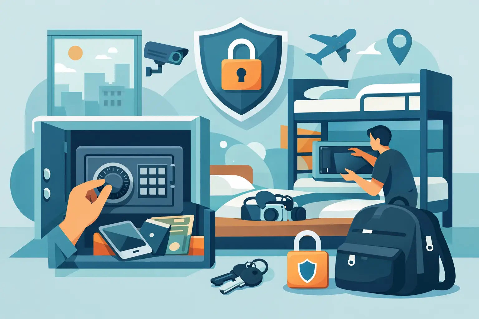How to Secure Valuables During Hostel Stays