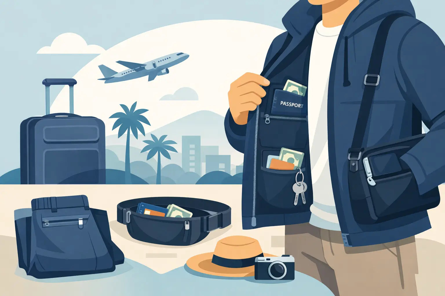 Travel Apparel With Hidden Storage That Works